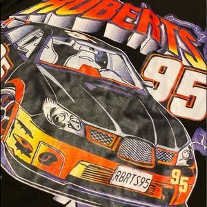 Black Car Graphic Oversized Tee